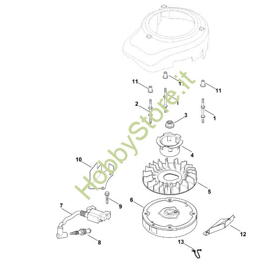 Picture of J - Impianto di accesione XT-800 (XT800-3086)